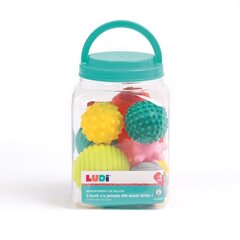 Sensorinių kamuoliukų rinkinys Ludi, 8 vnt. цена и информация | Игрушки для малышей | pigu.lt