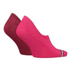Kojinės moterims Tommy Hilfiger Jeans, rožinės, 2 poros цена и информация | Женские носки | pigu.lt