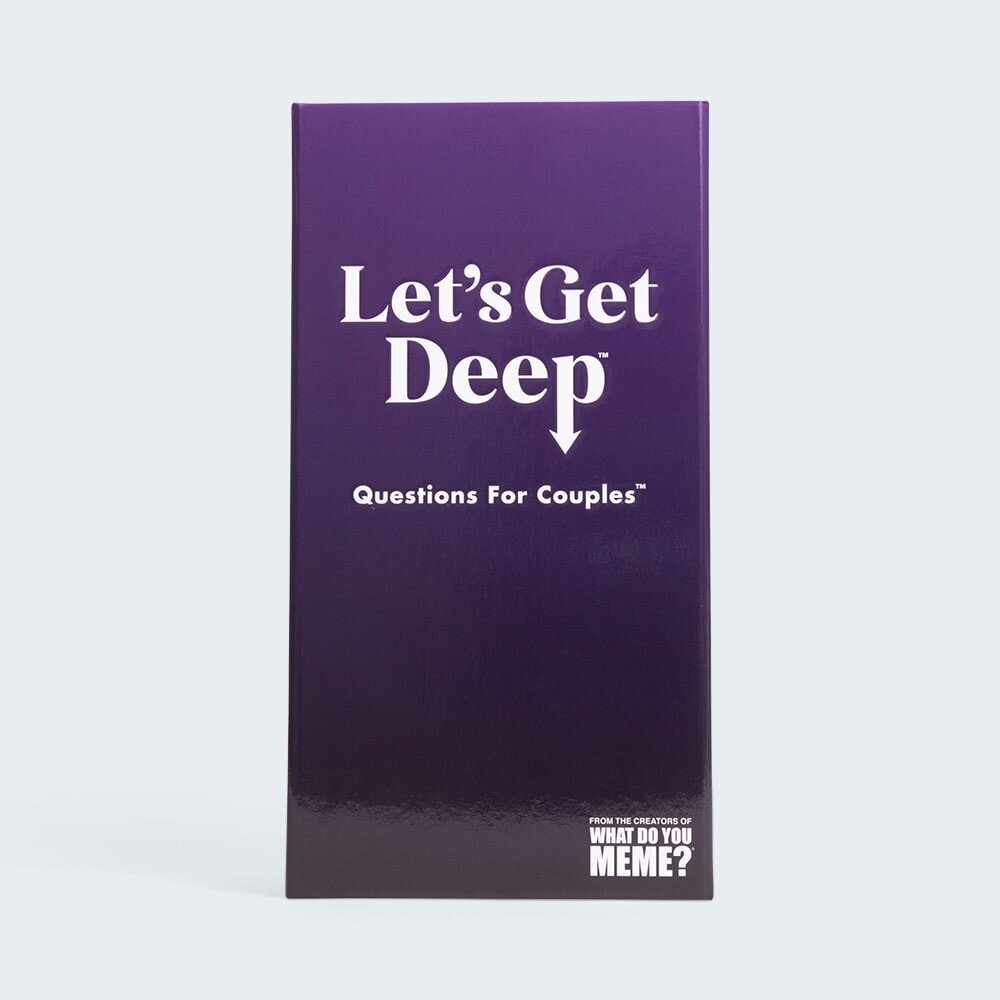 Santykių stalo žaidimas Let's Get Deep by What Do You Meme? kaina ir informacija | Stalo žaidimai, galvosūkiai | pigu.lt