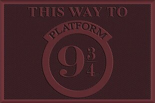 Harry Potter This Way to Platform 9&¾ kaina ir informacija | Žaidėjų atributika | pigu.lt
