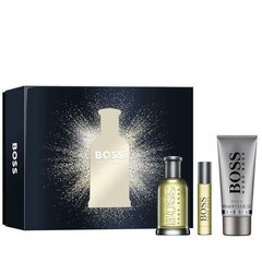 Rinkinys Hugo Boss Bottled vyrams: tualetinis vanduo EDT, 100 ml + tualetinis vanduo EDT, 10 ml + dušo želė, 100 ml kaina ir informacija | Kvepalai vyrams | pigu.lt