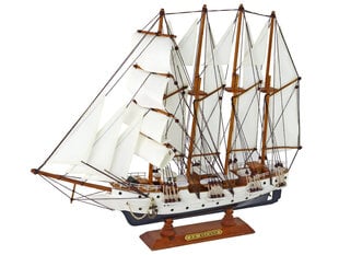 Medinis laivo modelis Lean Toys J.S. Elcano kaina ir informacija | Žaislai berniukams | pigu.lt
