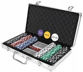 Pokerio rinkinys lagaminėlyje Texas Strong, 300 žetonų kaina ir informacija | Azartiniai žaidimai, pokeris | pigu.lt