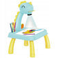 Vaikiškas projektorius Luxma Dinozauras su piešimo lenta, mėlynas цена и информация | Lavinamieji žaislai | pigu.lt