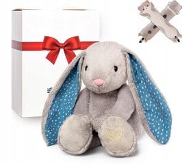 Migdukas Whisbear Humming Bunny su verksmo jutikliu, grey kaina ir informacija | Žaislai kūdikiams | pigu.lt