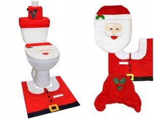 Dekoratyvinis kalėdinis vonios kambario užvalkalas kaina ir informacija | Kalėdinės dekoracijos | pigu.lt