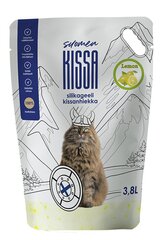 Силикагелевый наполнитель "Suomen Kissa" 3,8L с ароматом лимона цена и информация | Наполнители для кошачьих туалетов | pigu.lt