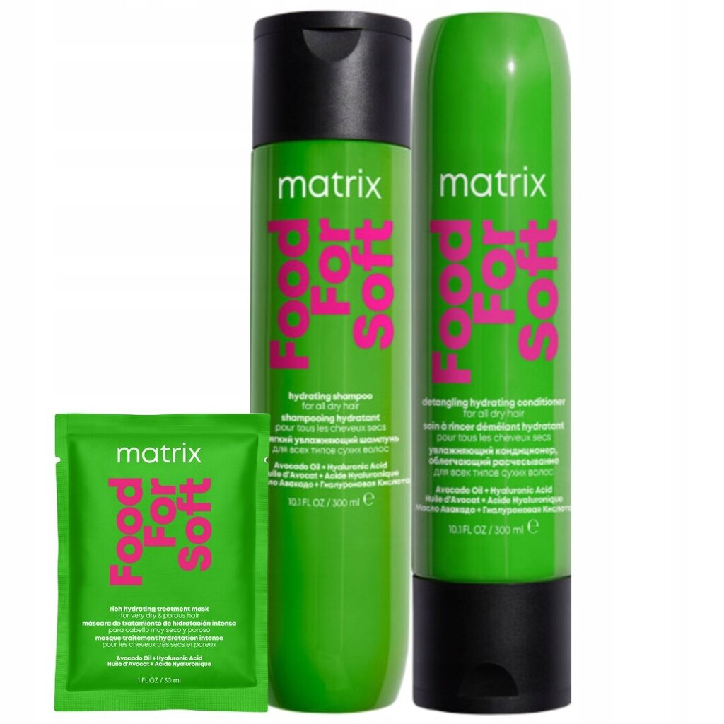 Šampūno, kondicionieriaus ir kaukės rinkinys Matrix, 1 vnt kaina ir informacija | Šampūnai | pigu.lt