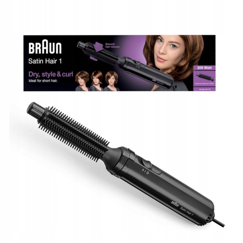 Braun Satin Hair 1 AS 110 цена и информация | Plaukų formavimo ir tiesinimo prietaisai | pigu.lt