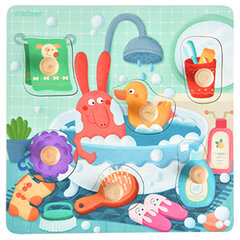 Деревянный пазл для малышей «Время купания» MiDeer  цена и информация | Игрушки для малышей | pigu.lt