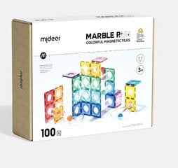 Магнитный конструктор- трасса с шариками MiDeer, 100 деталей цена и информация | Конструкторы и кубики | pigu.lt
