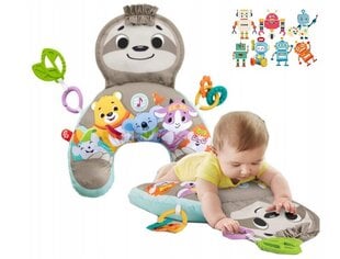 Вибрирующая подушка Fisher-Price Musical Sloth. цена и информация | Игрушки для малышей | pigu.lt