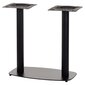 Metalinis stalo pagrindas SH-3052, 70x40 cm, juodas kaina ir informacija | Baldinės kojelės ir kojos | pigu.lt