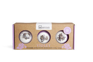 Vonios kamuoliukų rinkinys IDC Institute Zen Bath Bombs Trio Dried Flowers, 3 x 100 gr kaina ir informacija | Dušo želė, aliejai | pigu.lt