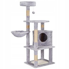 Kačių drąskyklė Springos PA1040, 124 cm, pilka kaina ir informacija | Draskyklės | pigu.lt