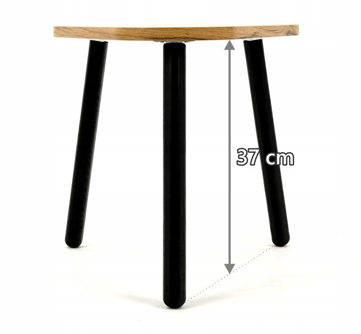 Kavos staliukų komplektas Lehmann Loft Table2, 56x54x42 cm, rudas kaina ir informacija | Kavos staliukai | pigu.lt
