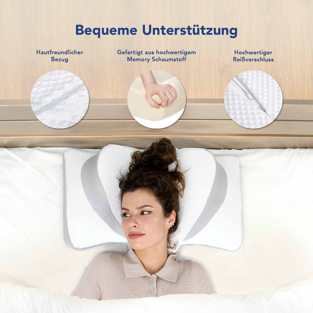 Ortopedinė pagalvė, 58x39x9 cm kaina ir informacija | Pagalvės | pigu.lt