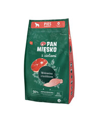 Pan Mięsko vidutinių veislių šunims su jautiena, triušiena ir žolelėmis, 3 kg kaina ir informacija | Sausas maistas šunims | pigu.lt