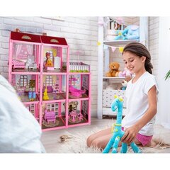 Lėlių namas su baldais Modux kaina ir informacija | Žaislai mergaitėms | pigu.lt