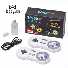 Телевизионная приставка для ретро-игр HappyJoe SF900, 16bit, 5000 игр цена и информация | Игровые приставки | pigu.lt