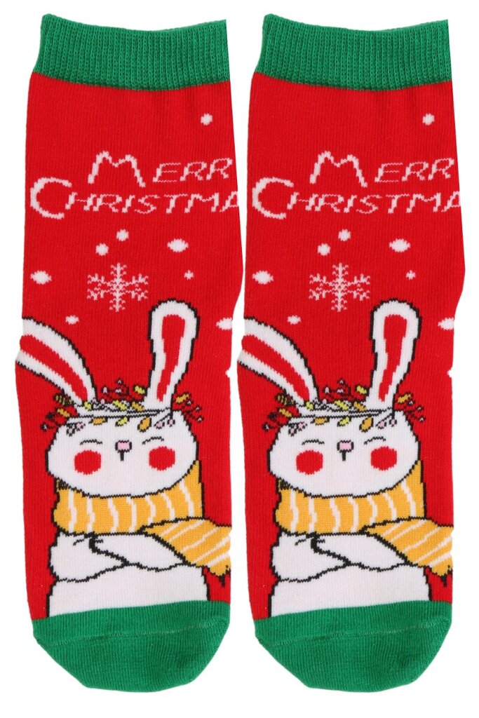 Kalėdinės kojinės moterims Sokisahtel, raudonos kaina ir informacija | Moteriškos kojinės | pigu.lt