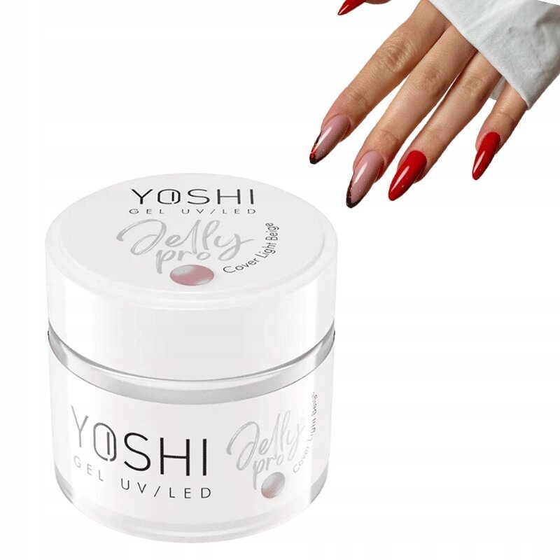 Nagų priauginimo gelis Yoshi Gel Jelly Pro. 50 ml kaina ir informacija | Nagų lakai, stiprintojai | pigu.lt