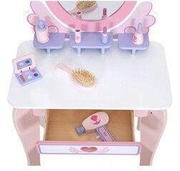 Vaikiškas medinis Mini Matters tualetinis staliukas kaina ir informacija | Игрушки для девочек | pigu.lt
