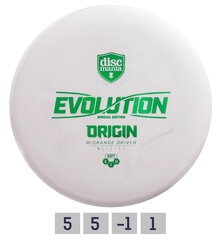 Diskgolfo diskas Discmania SE Soft Exo Origin Evolution, baltas kaina ir informacija | Diskgolfas | pigu.lt