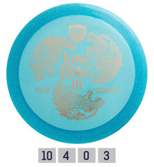 Диск для диск-гольфа Discmania C-Line PD Lone Howl 3, синий цвет цена и информация | Диск-гольф | pigu.lt