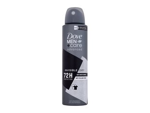 Purškiamas antiperspirantas Dove Men + Care Advanced vyrams, 150 ml kaina ir informacija | Dezodorantai | pigu.lt