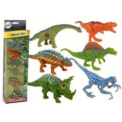 Dinozaurų figūrėlių rinkinys Lean toys, 6 vnt. kaina ir informacija | Žaislai berniukams | pigu.lt