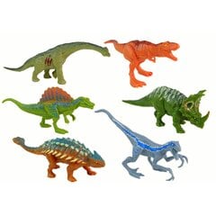 Dinozaurų figūrėlių rinkinys Lean toys, 6 vnt. цена и информация | Игрушки для мальчиков | pigu.lt