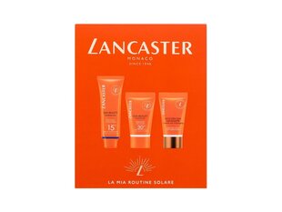 Rinkinys nuo saulės Lancaster Lancaster Sun Care Face Cream, 50 ml: veido kremas nuo saulės Sun Beauty, 50 ml + kūno pienelis nuo saulės Sun Beauty, 50 ml + losjonas po deginimosi Golden Tan Maximizer, 50 ml kaina ir informacija | Kremai nuo saulės | pigu.lt