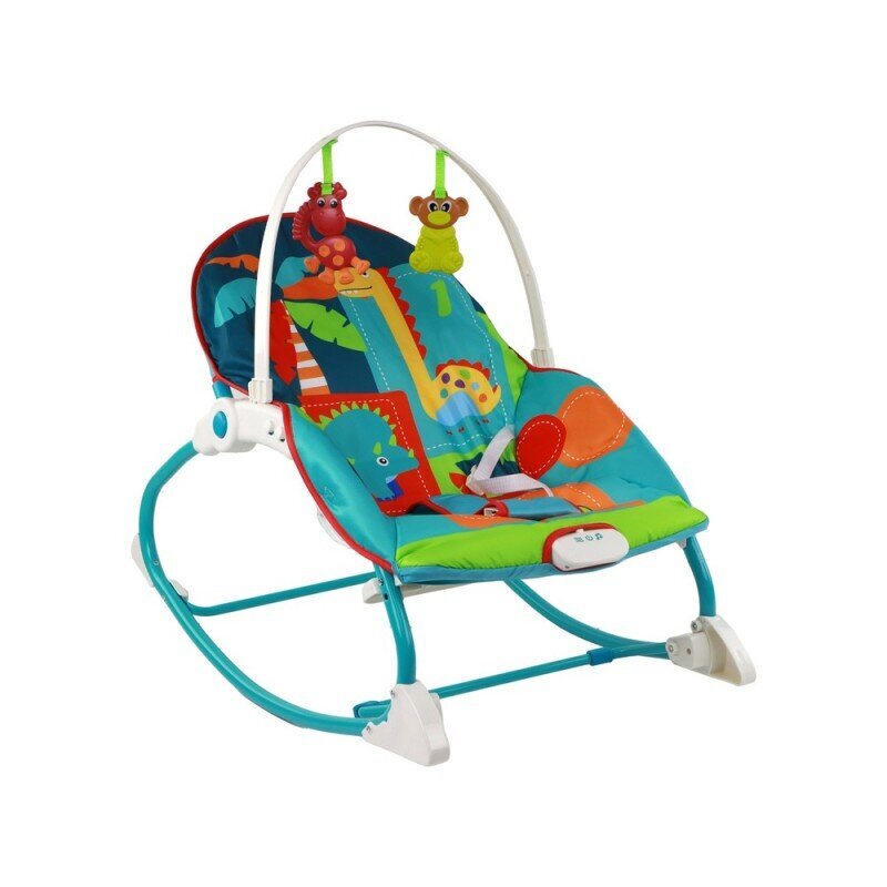 Supama kėdutė Lean Toys Bouncer Rocker 2in1 kaina ir informacija | Gultukai ir sūpynės | pigu.lt