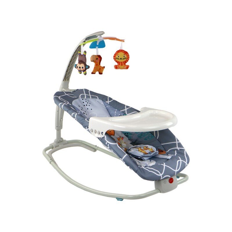 Supama kėdutė Lean Toys Bouncer Rocker 2in1 kaina ir informacija | Gultukai ir sūpynės | pigu.lt