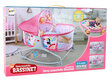Daugiafunkcinis gultukas/sūpynės Rocker 2in1 Lean Toys, pink, 85x70x50 cm kaina ir informacija | Maniežai vaikams | pigu.lt