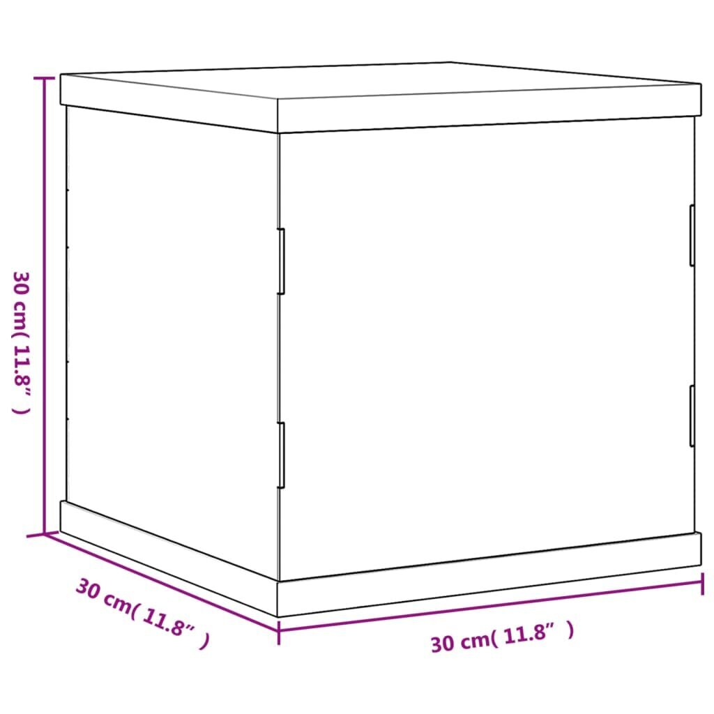 Skaidri eksponavimo dėžė vidaXL, 30x30x30cm kaina ir informacija | Kanceliarinės prekės | pigu.lt