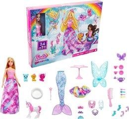 Advento kalendorius Barbie Dreamtropia цена и информация | Игрушки для девочек | pigu.lt