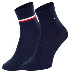 Tommy Hilfiger kojinės moterims, mėynos, 2 poros kaina ir informacija | Moteriškos kojinės | pigu.lt
