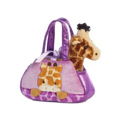 Плюшевая игрушка - жираф в сумке AURORA Fancy Pals, 20 см цена и информация | Мягкие игрушки | pigu.lt