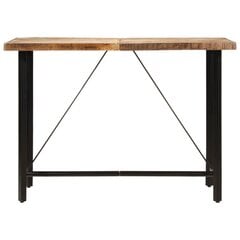 Baro stalas vidaXL, rudas kaina ir informacija | Virtuvės ir valgomojo stalai, staliukai | pigu.lt