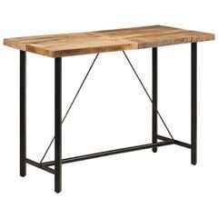 Baro stalas vidaXL, rudas kaina ir informacija | Virtuvės ir valgomojo stalai, staliukai | pigu.lt