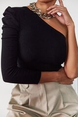 Moteriška palaidinė, juoda kaina ir informacija | Palaidinės, marškiniai moterims | pigu.lt