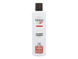 Шампунь Nioxin System 3 Color Safe, для женщин, 300 мл цена и информация | Шампуни | pigu.lt