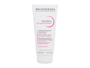 Valomasis putojantis gelis Bioderma Sensibio DS+, 200 ml kaina ir informacija | Veido prausikliai, valikliai | pigu.lt