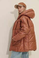 Куртка женская,
Коричневое цена и информация | Женские куртки | pigu.lt