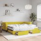 Sofa-lova vidaXL, 100x200 cm, geltona kaina ir informacija | Lovos | pigu.lt
