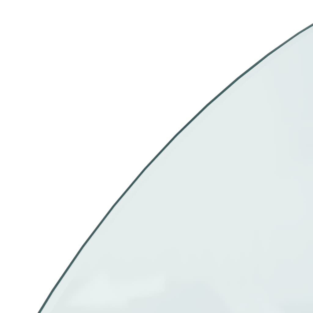 Židinio stiklo plokštė vidaXL skaidrios spalvos 120x50cm цена и информация | Židiniai, ugniakurai | pigu.lt