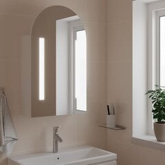 Veidrodinė spintelė vidaXL, balta цена и информация | Шкафчики для ванной | pigu.lt