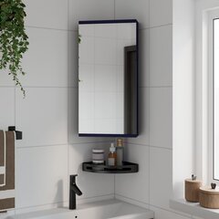 Vonios spintelė vidaXL, pilka цена и информация | Шкафчики для ванной | pigu.lt